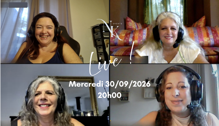 Live NK Events — mercredi 30 septembre 2026 à 20h — avec Nathalie, Hanna et les télépathes